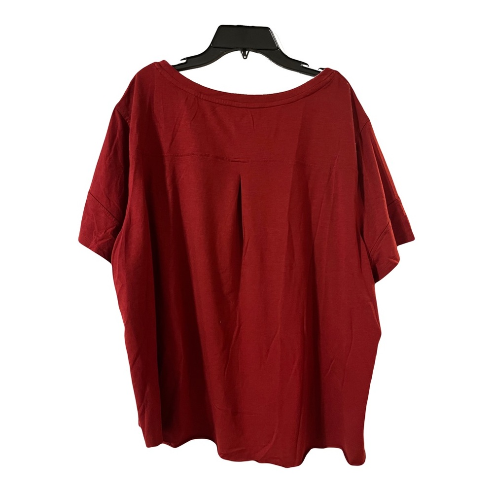 Red Flowy Shirt